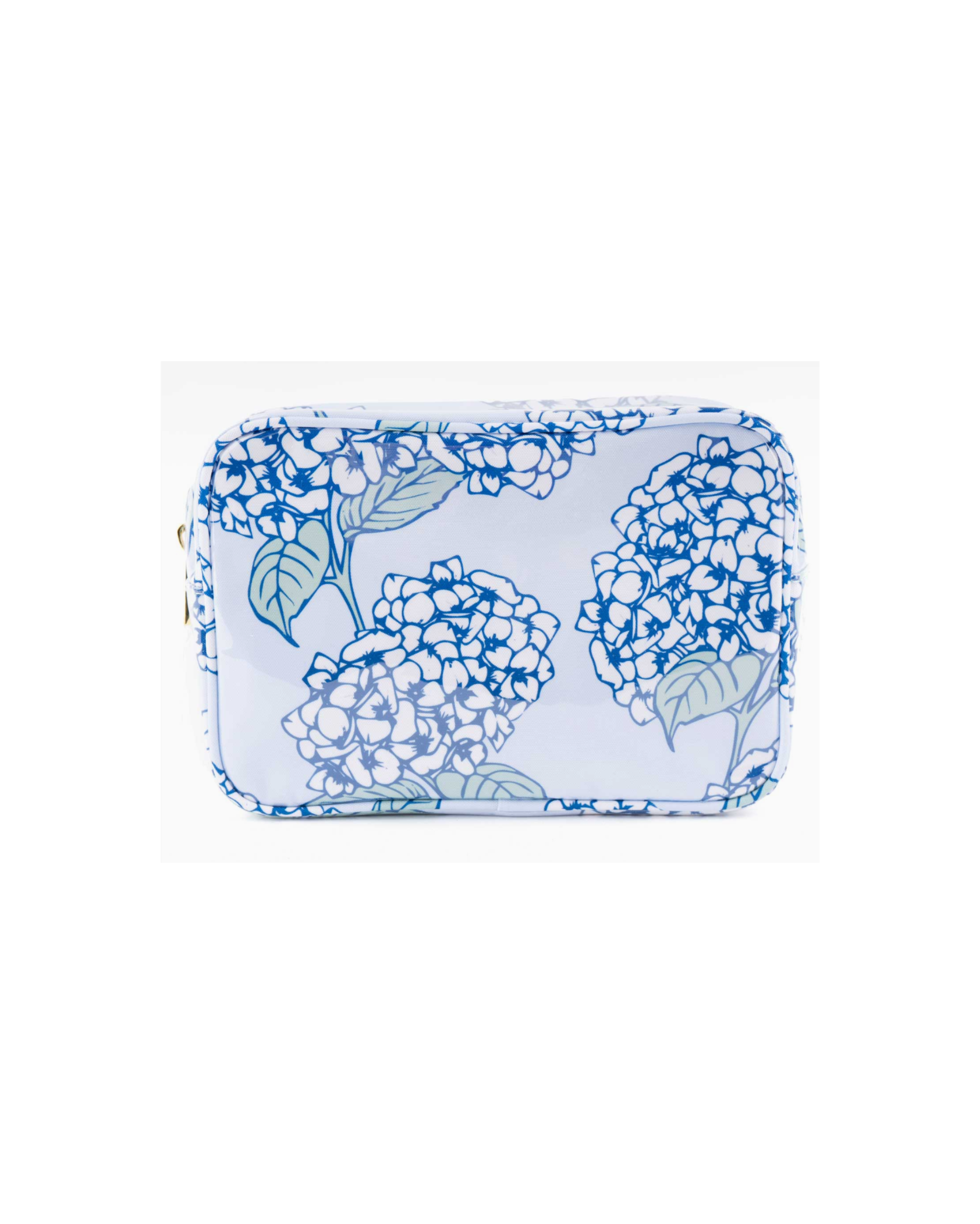 Hydrangea Clear Coated Rectangular Bag