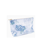 Hydrangea Clear Coated Travel Case