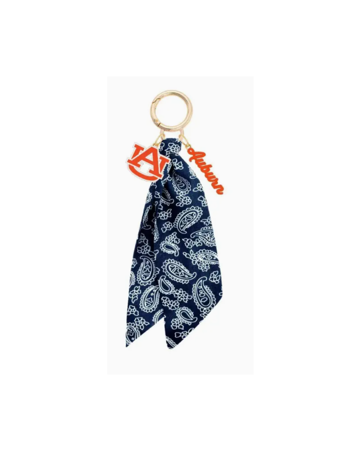 Auburn Scarf Bag Charm