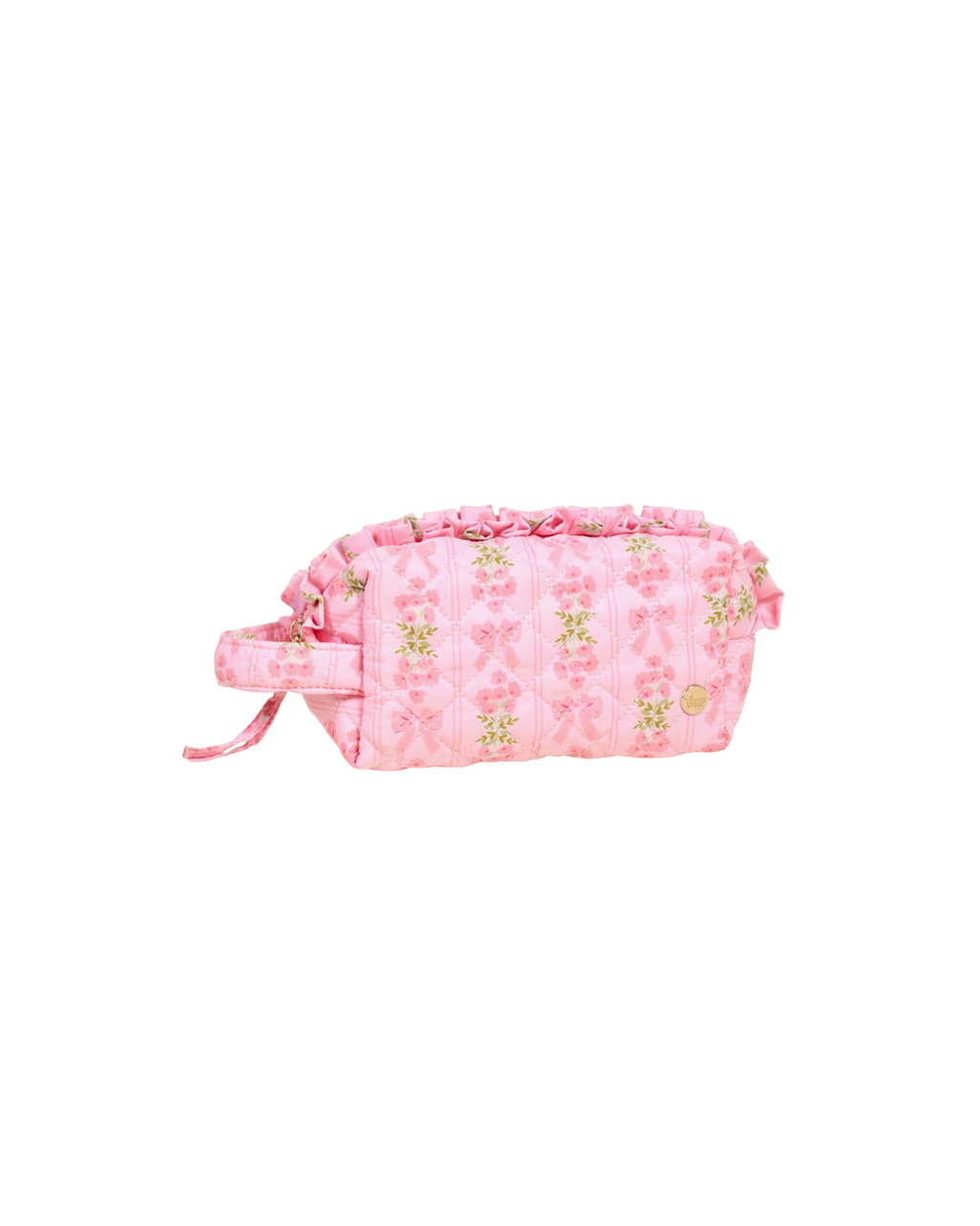Essentials Quilted Cosmetic Pouch