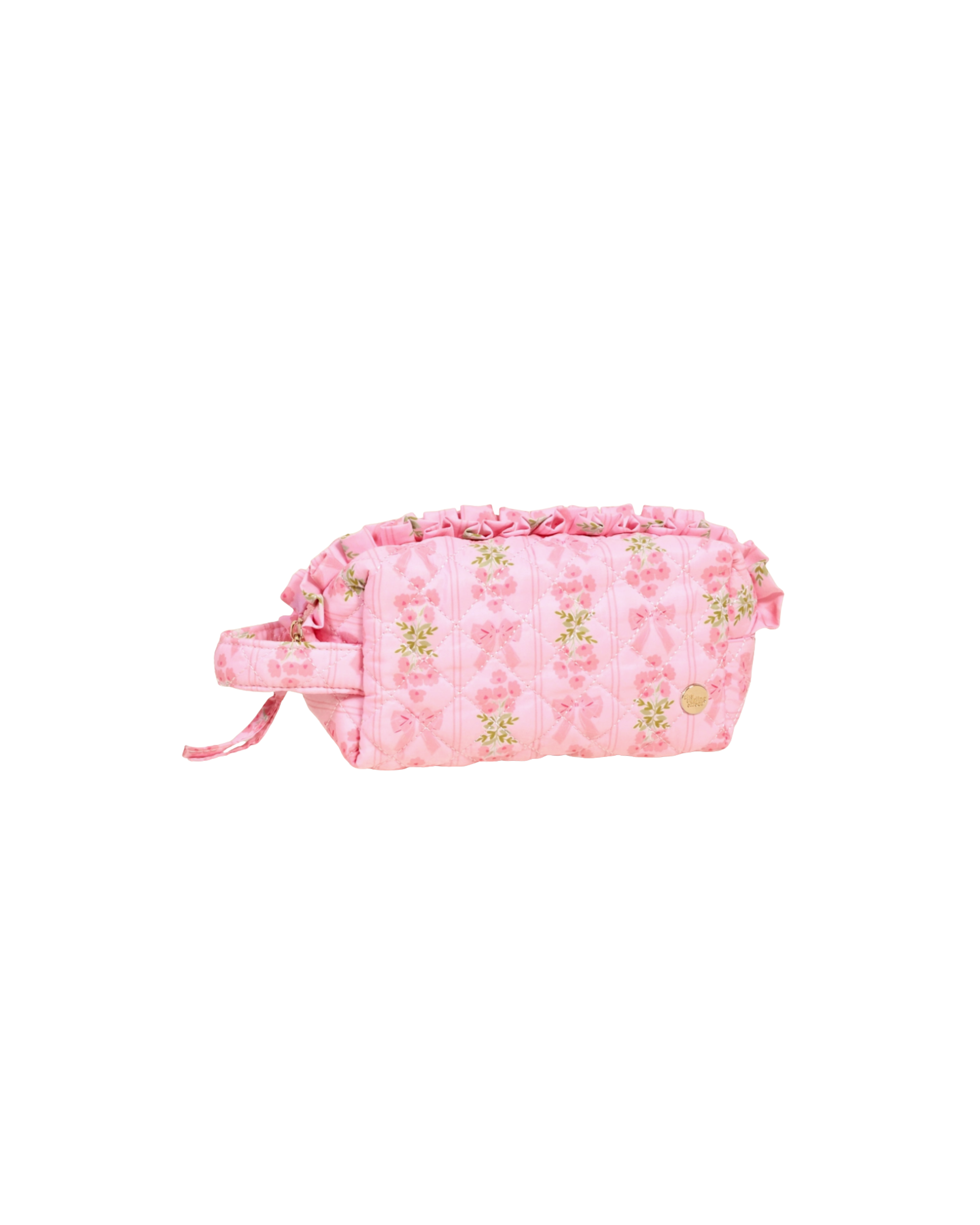 Essentials Quilted Cosmetic Pouch