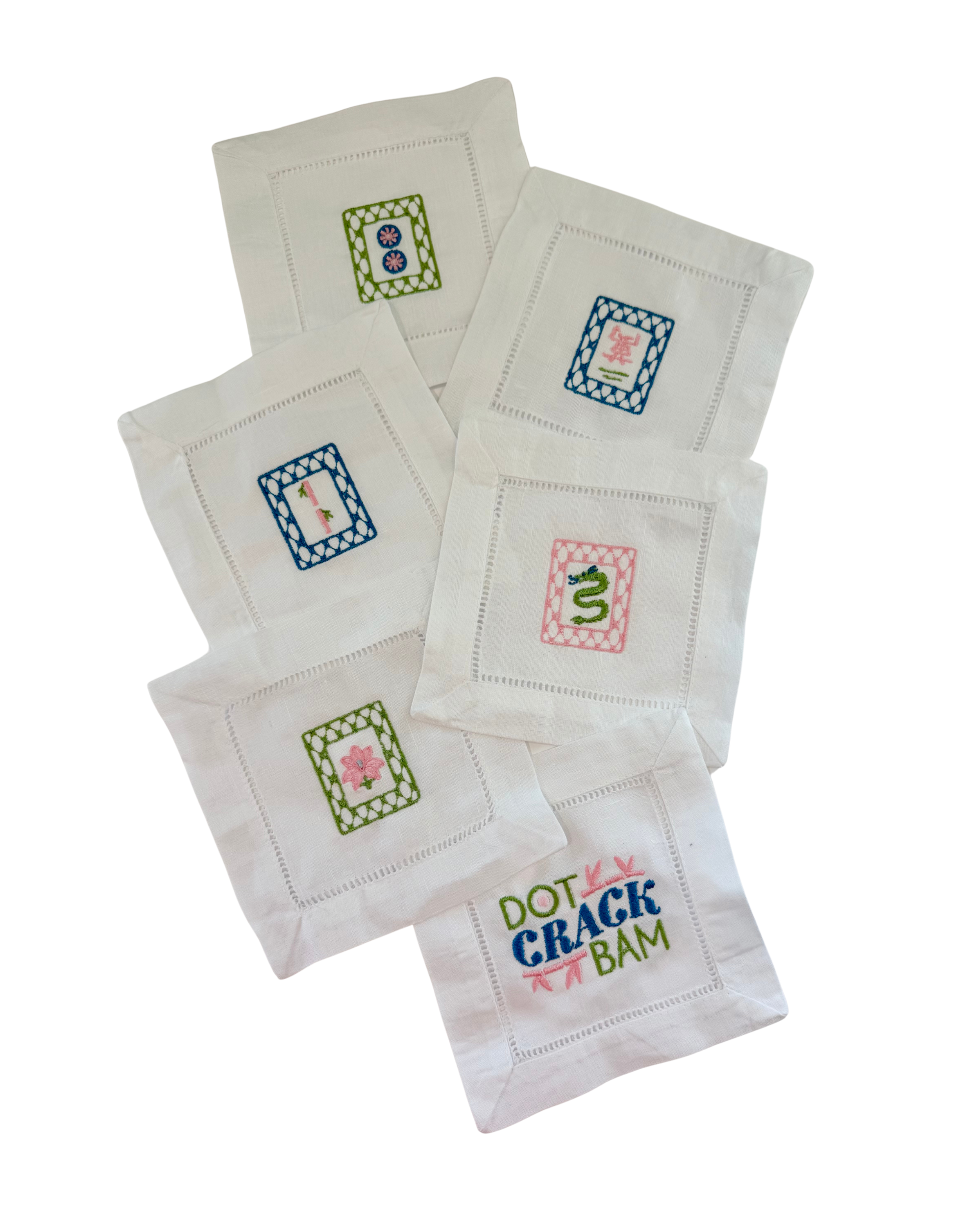 Mahj & Mingle Cocktail Napkin Set of 6