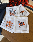 The Auburn Cocktail Napkin Collection - Set of 4