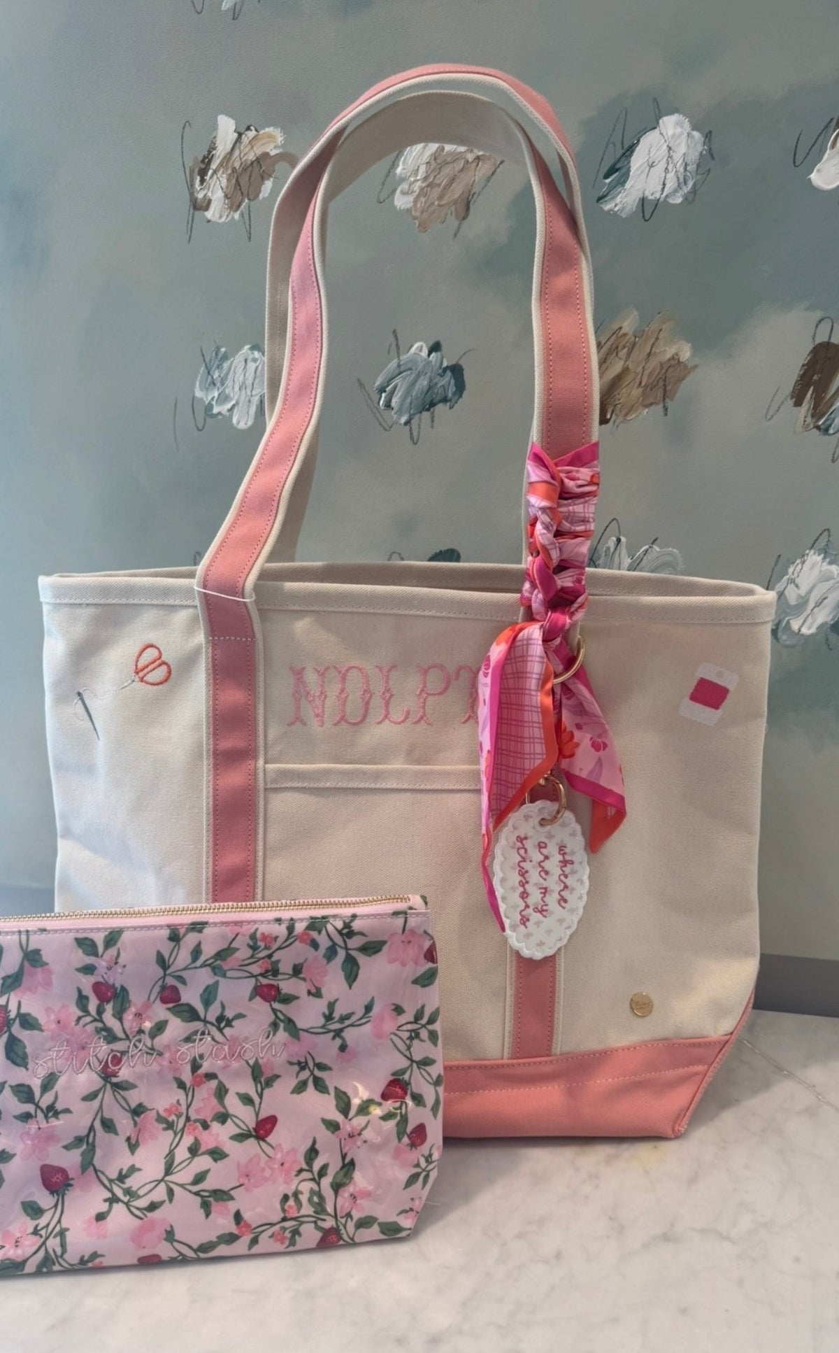 Needlepoint Tote