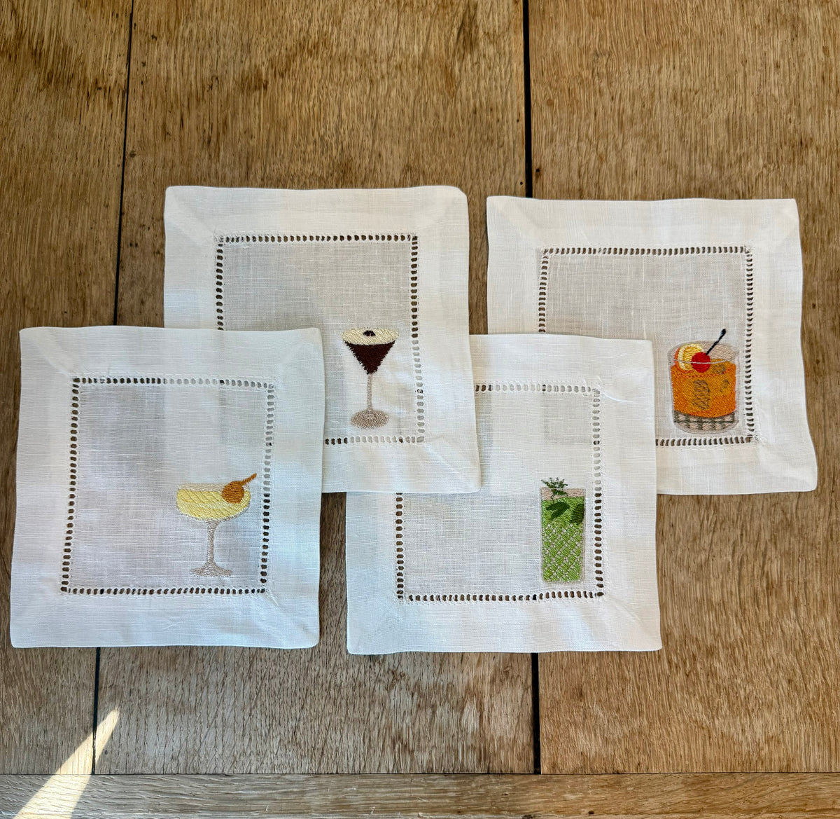 Pick Your Pour Cocktail Napkins - Set of 4