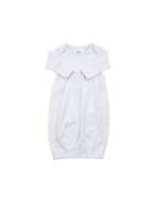 White with Light Pink Trim
